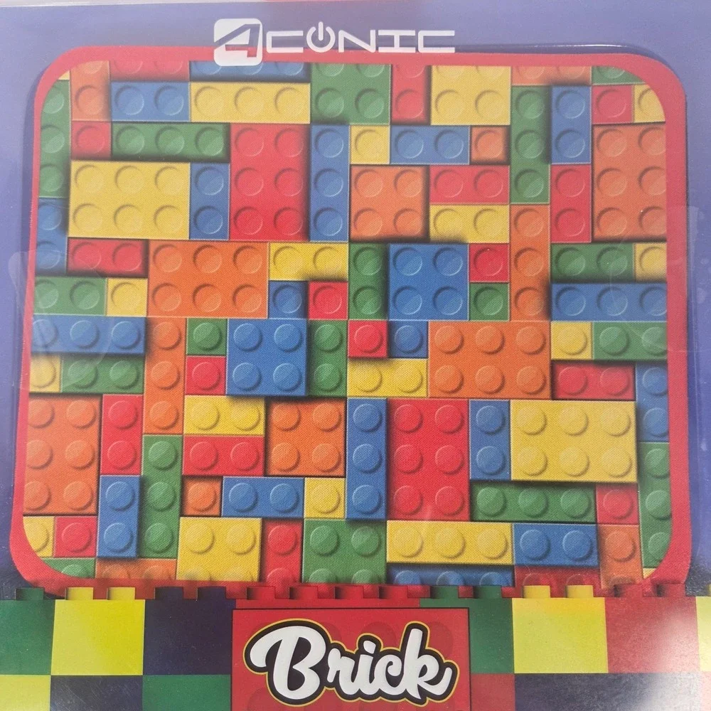 Aduro AC Onic Brick Computer Mouse Pad Building Blocks Multicolor Desk Mat New